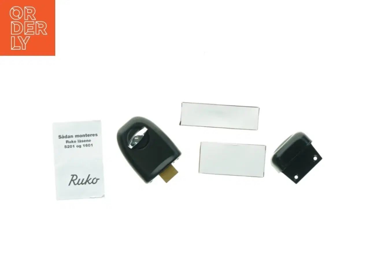 Billede 2 - Ruko sikkerhedslås fra Ruko (str. 12 x 7 x 7 cm)komplet sæt!