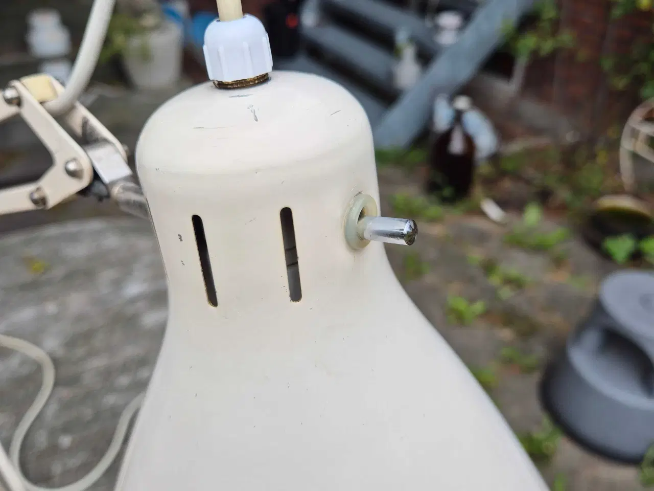 Billede 3 - Flødefarvet arkitektlampe i klassisk dansk design