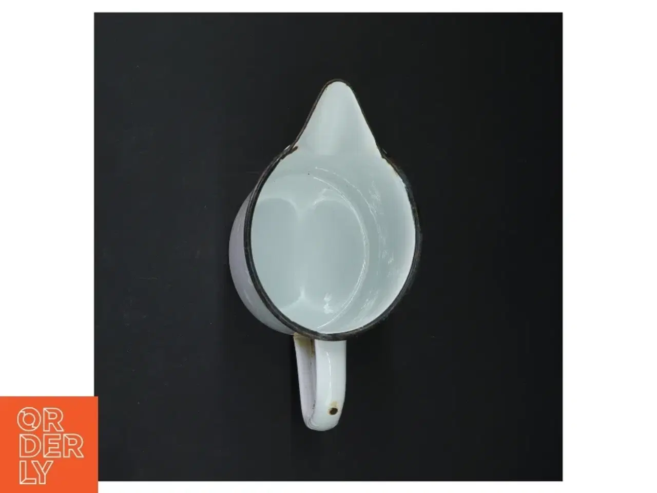Billede 3 - Hvid emaljekande (str. 12 cm)