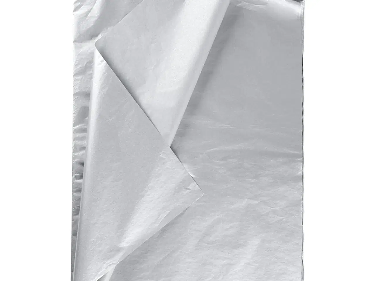 Billede 1 - Silkepapir, ark 50x70 cm, 14 g, sølv, 25ark/ 1 pk.