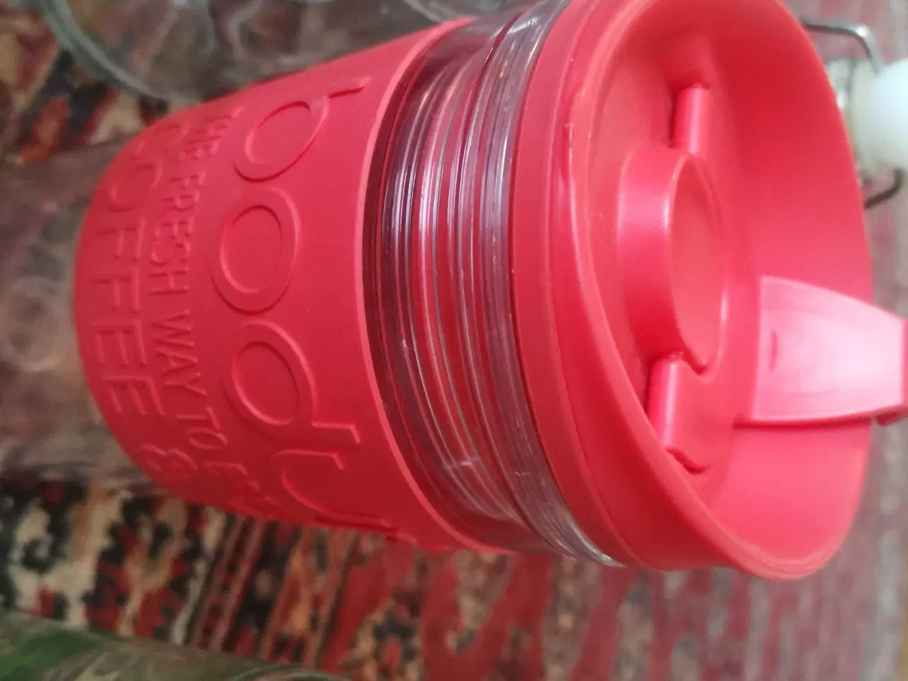 Billede 2 - bodum kop m. låg,vandkarafler, Tivoli 5 kr ialt🌸