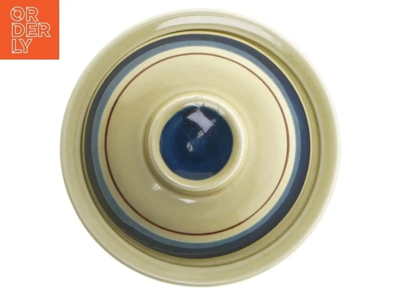 Billede 5 - Porcelænskrukke med låg (str. 10 x 11 cm)