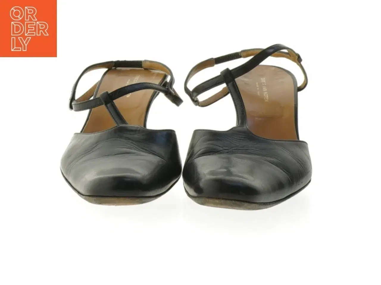 Billede 3 - Sorte stiletter med rem fra Dries Van Noten (str. 39 )