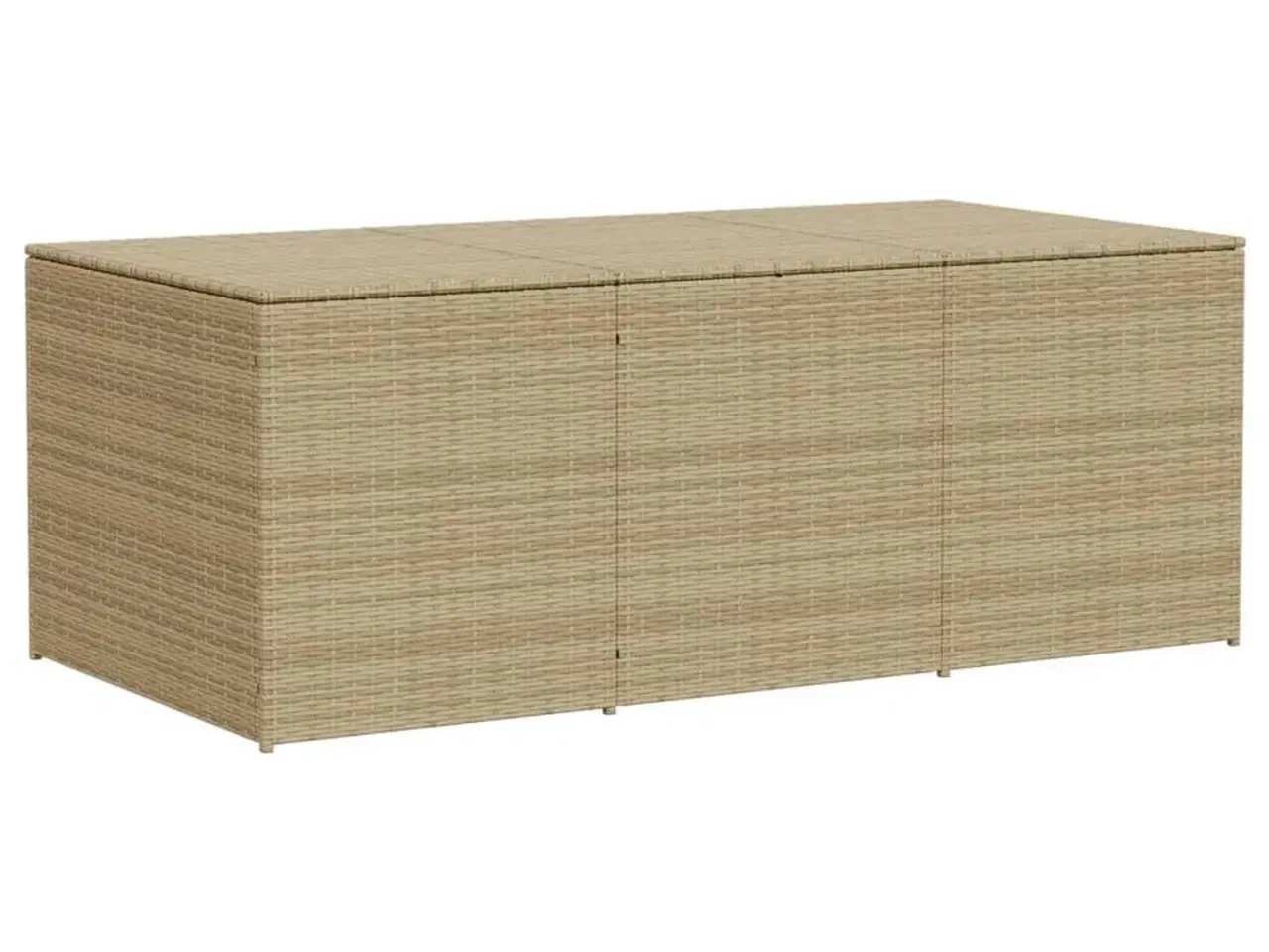 Billede 2 - Opbevaringsboks til haven 984 l polyrattan beige