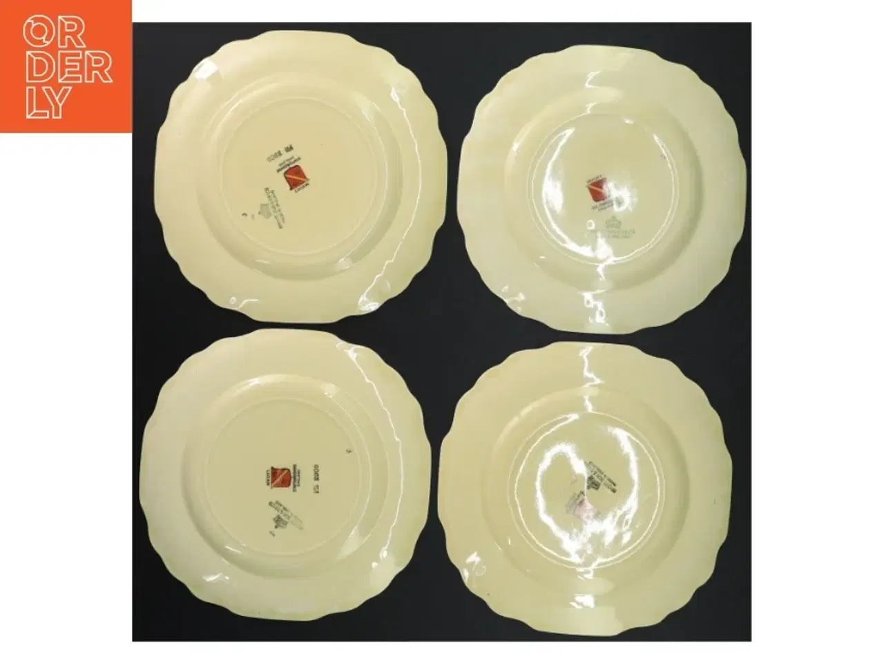 Billede 4 - Vintage porcelæns desserttallerkener (str. Ø. 17 cm)