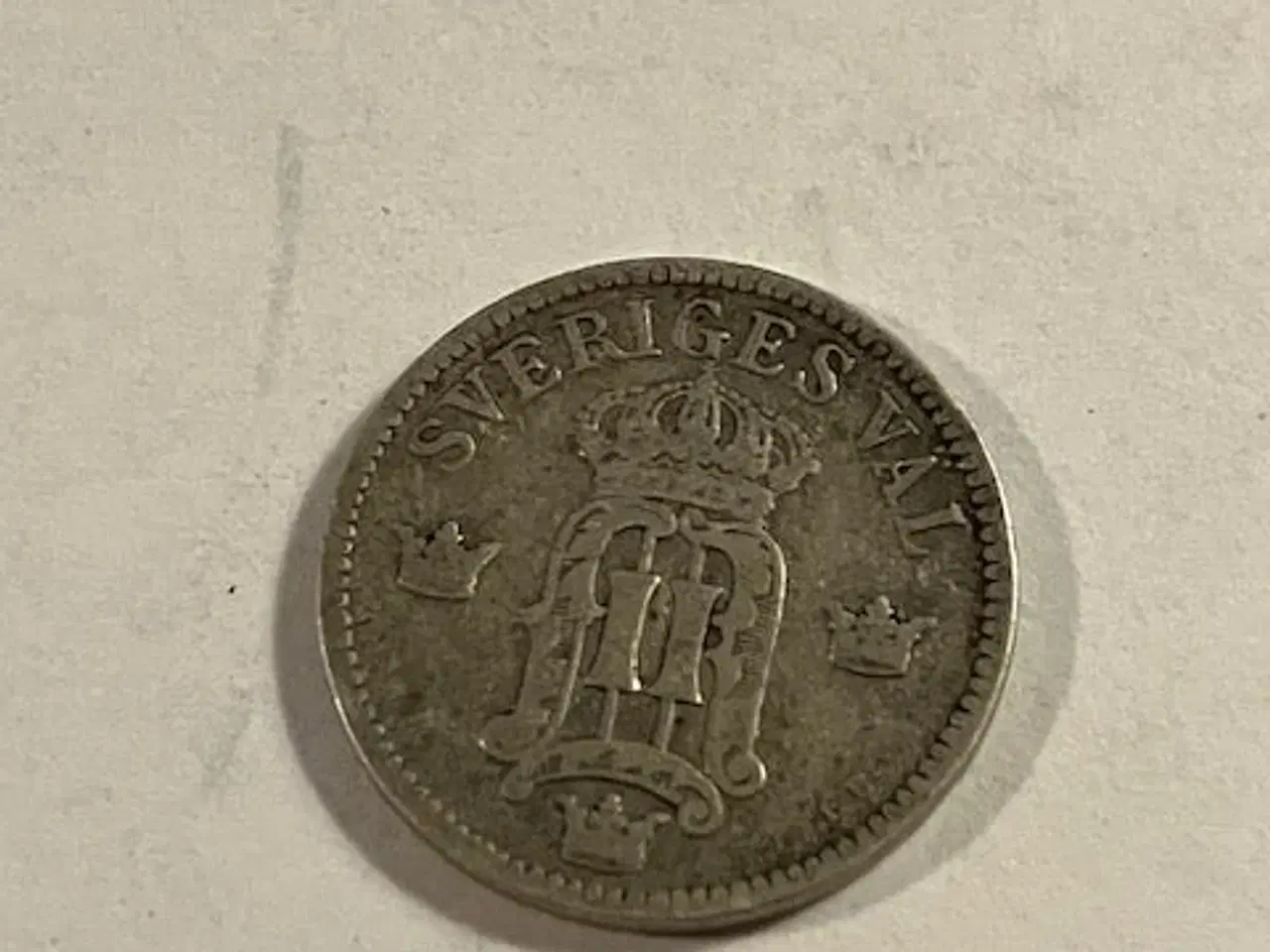 Billede 2 - 25 øre 1907 Sweden