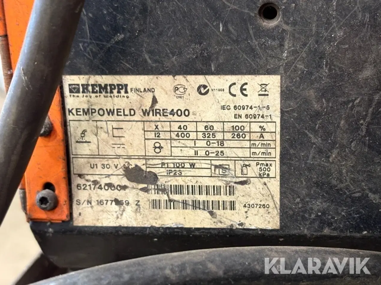 Billede 5 - Svejsemaskine Kemppi KempoWeld 4200W & Wire 400