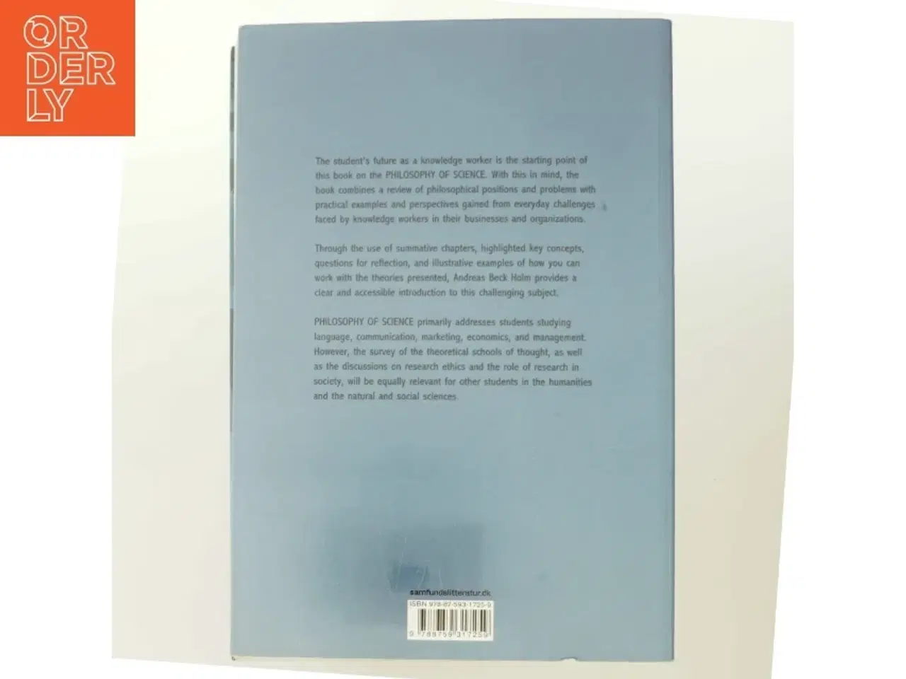 Billede 3 - Philosophy of science : an introduction for future knowledge workers af Andreas Beck Holm (Bog)