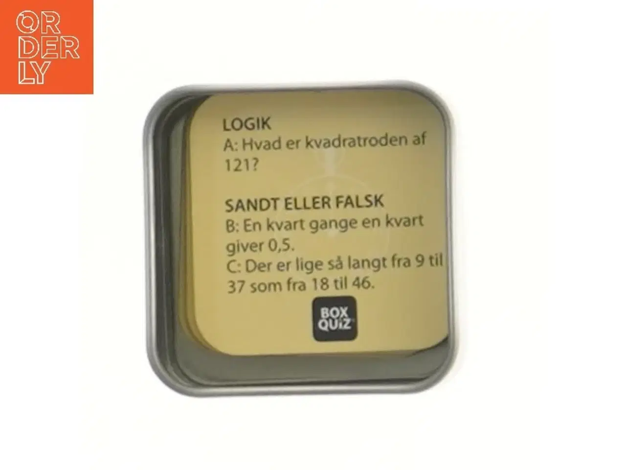 Billede 3 - Box Quiz spil - 3 på tid (str. 6x6 cm)