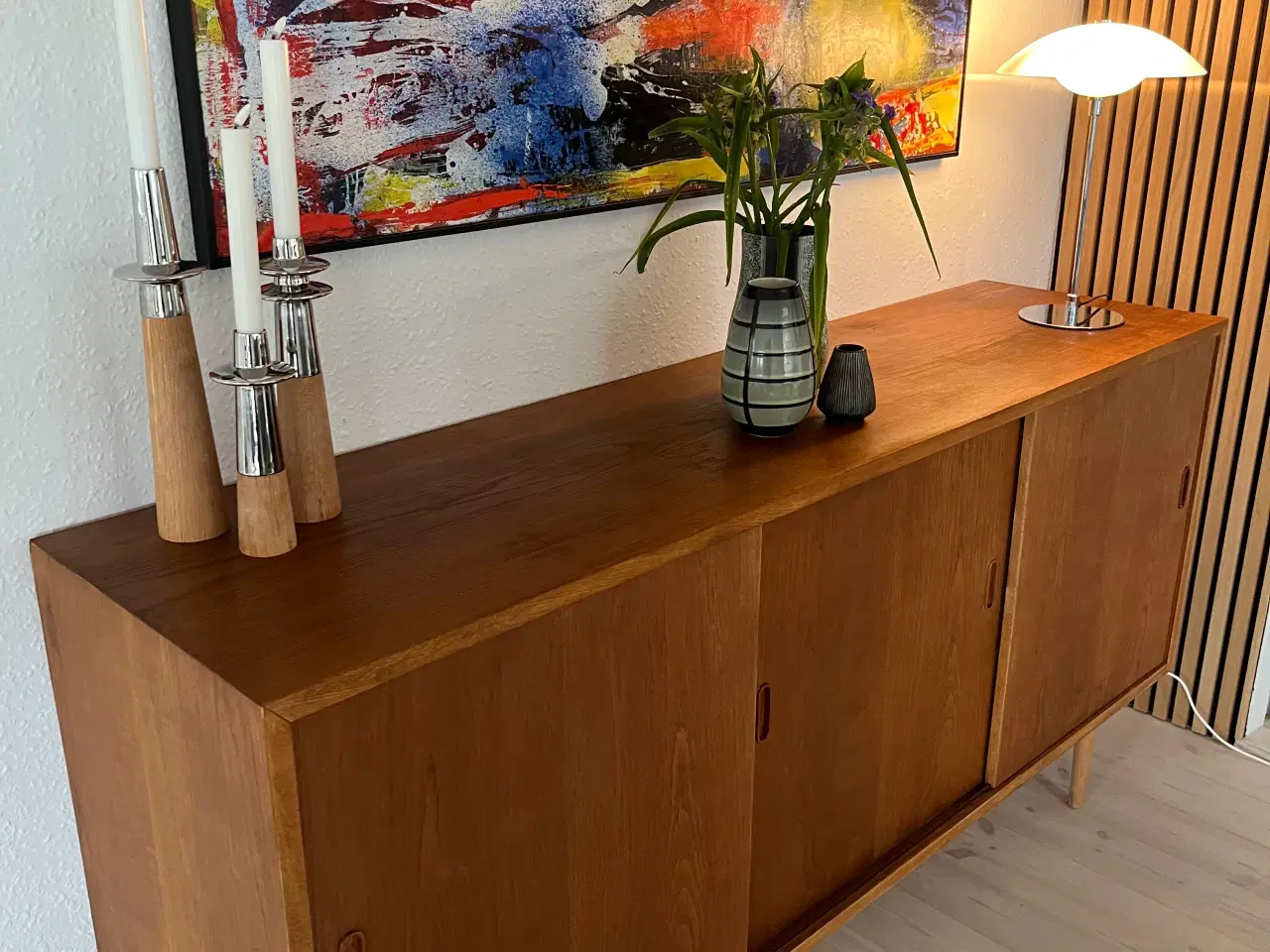 Billede 11 - EKSTRA lang teak skænk