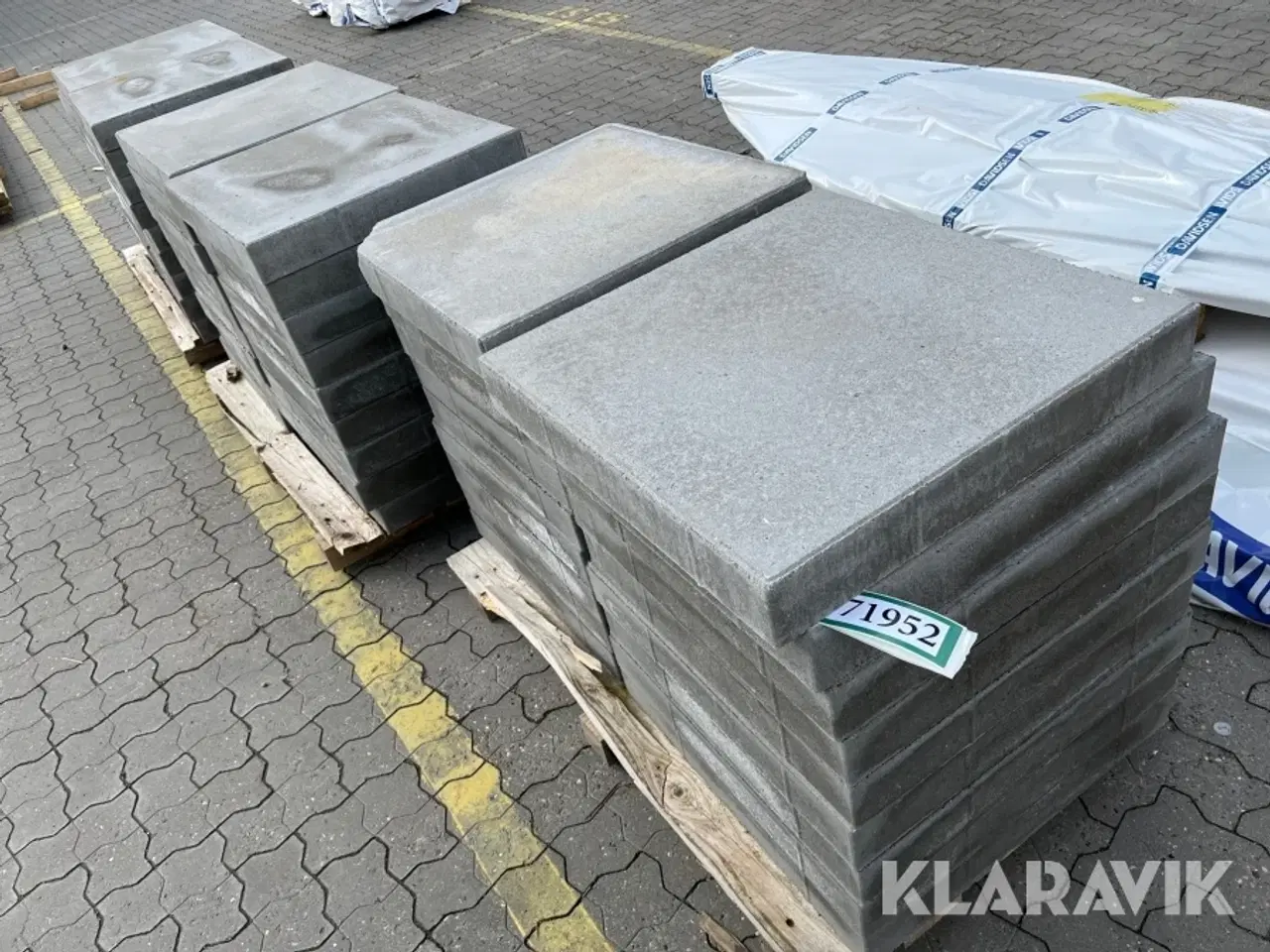 Billede 1 - Belægningsfliser RBR 60x60x8  54 styk