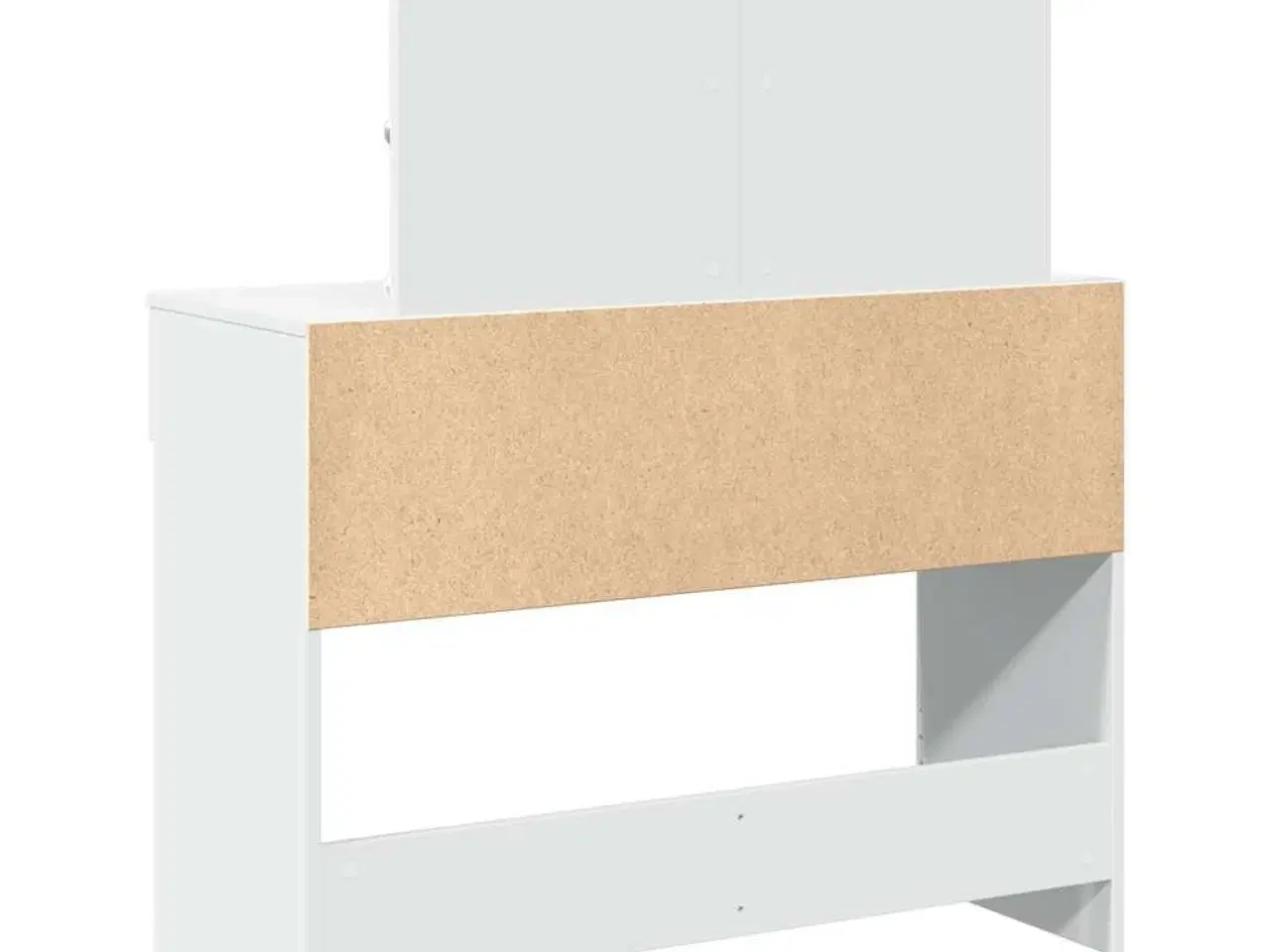 Billede 7 - Makeupbord med LED-lys 100x40x120 cm hvid