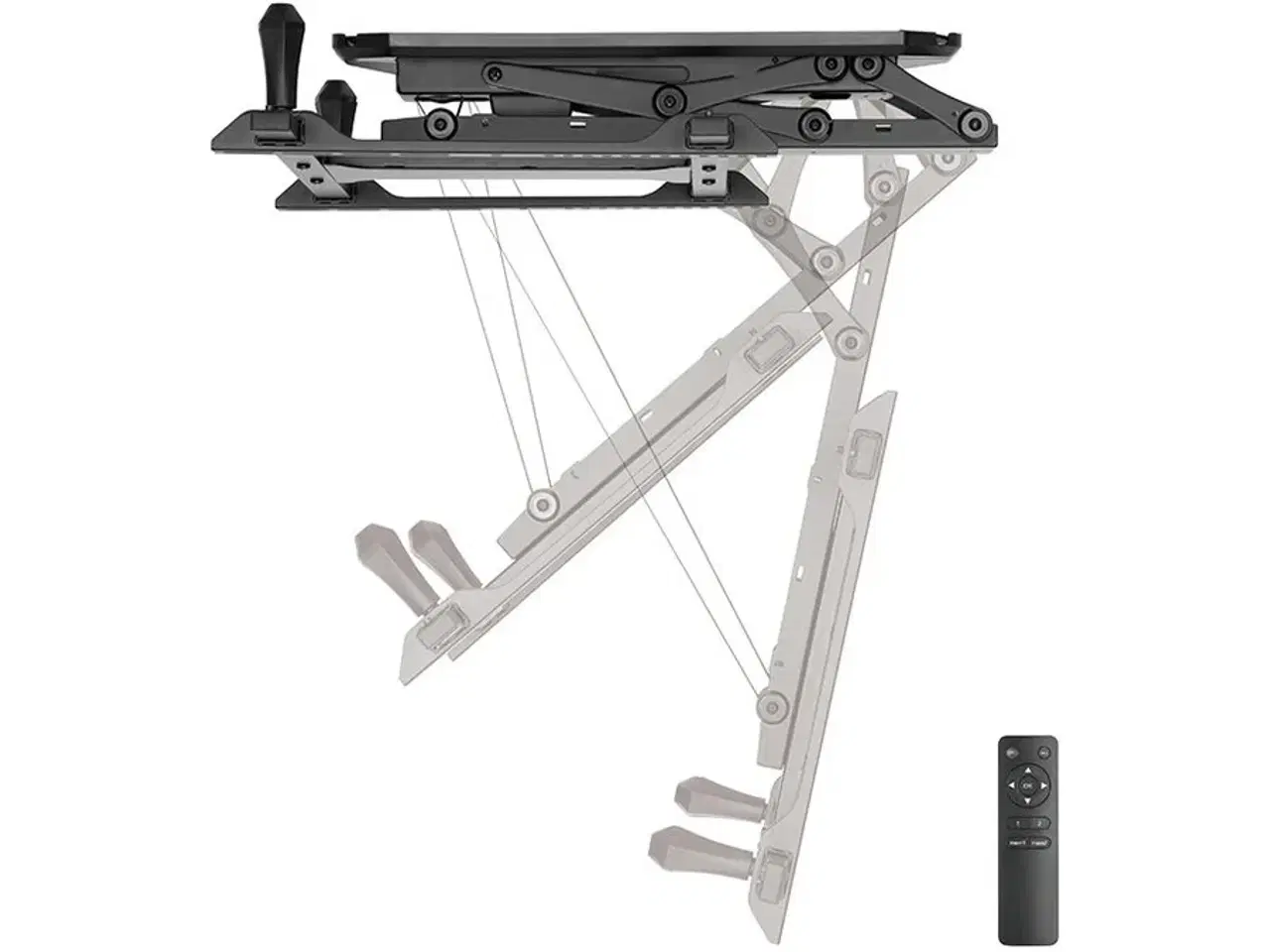 Billede 5 - Elektrisk TV loftbeslag - 32-70" inkl. remote.