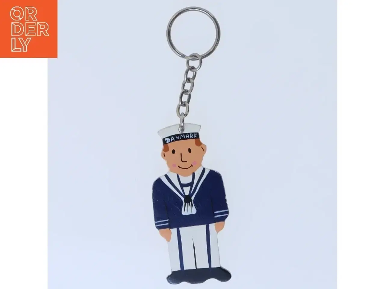 Billede 2 - Nøglering med maritim figur (str. 12,5 cm)