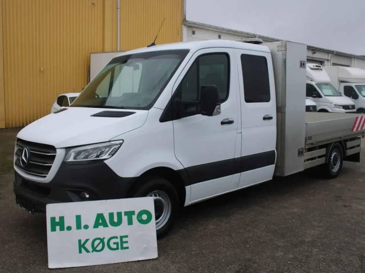 Billede 1 - Mercedes Sprinter 316 2,2 CDi A3 Mandskabsvogn m/lad RWD