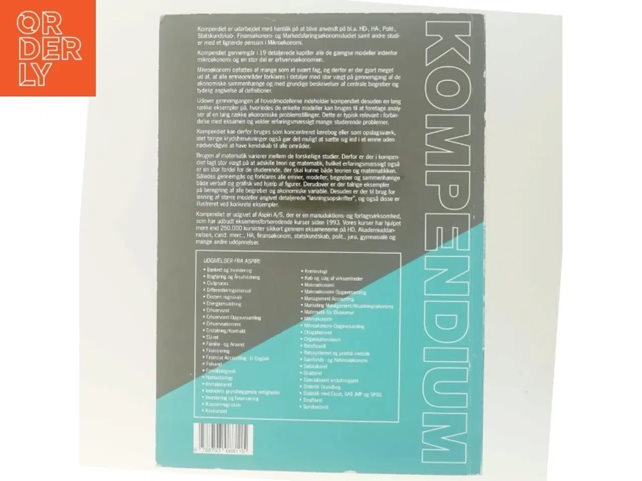 Billede 3 - Kompendium i mikroøkonomi af Michael Andersen (f. 1971-08-13) (Bog)