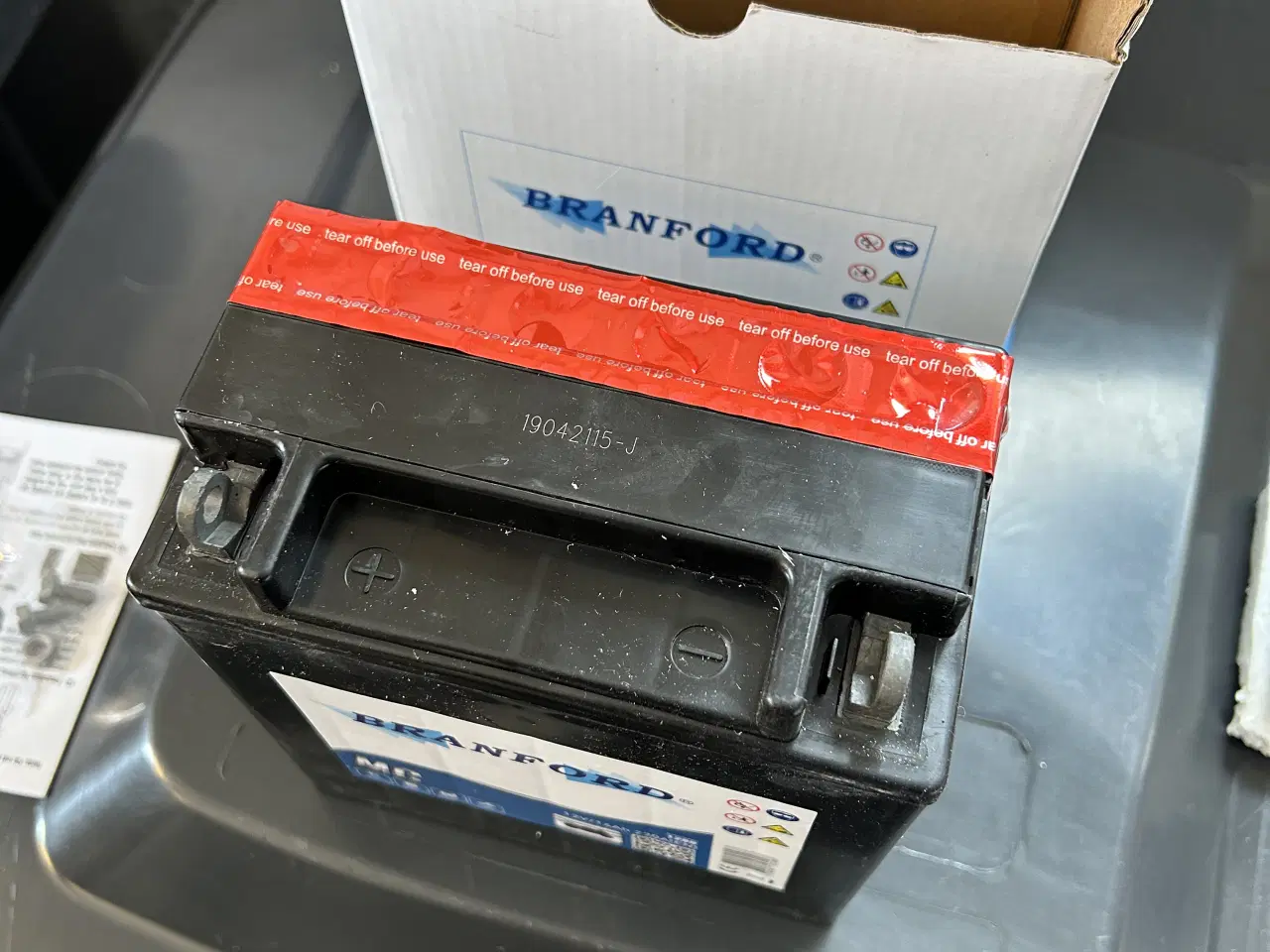 Billede 3 - NYT motorcykel batteri. Ubrugt.