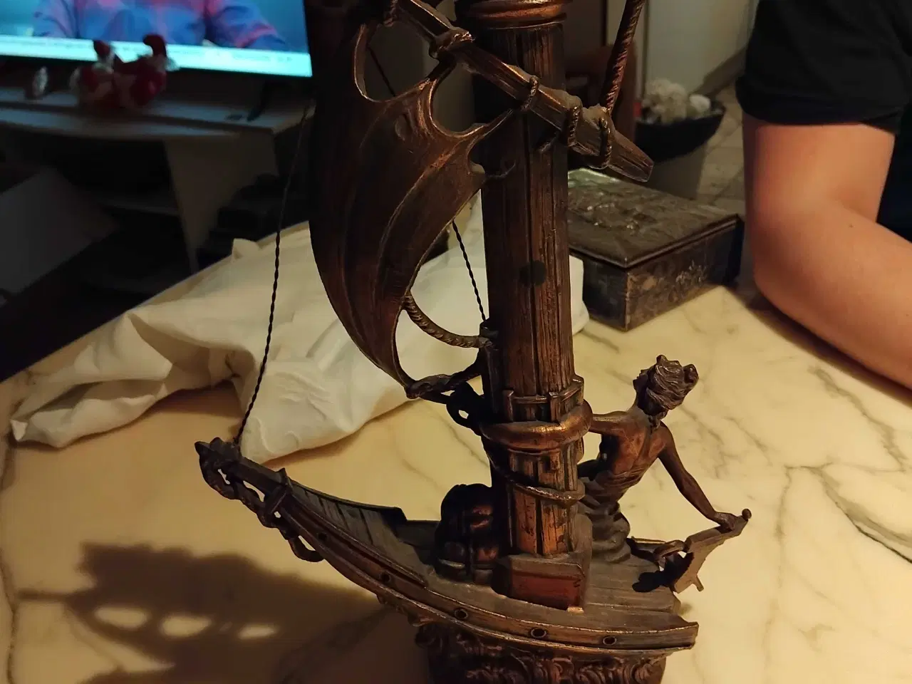 Billede 1 - Bronze figur 