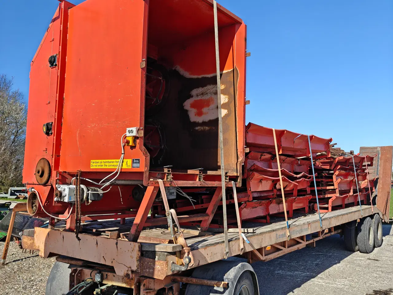 Billede 1 - Linka halmoprivet til bigballer