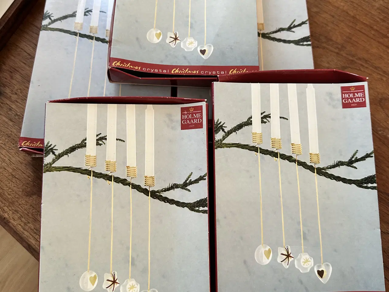 Billede 1 - Holmegaard julelysholdere 5 sæt a 4 stk