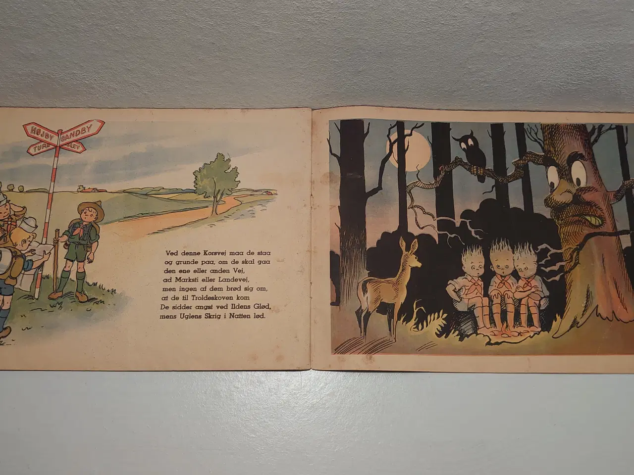 Billede 5 - Aage Hermann:Vandreturen.ill.Pålsson. Før 1948.