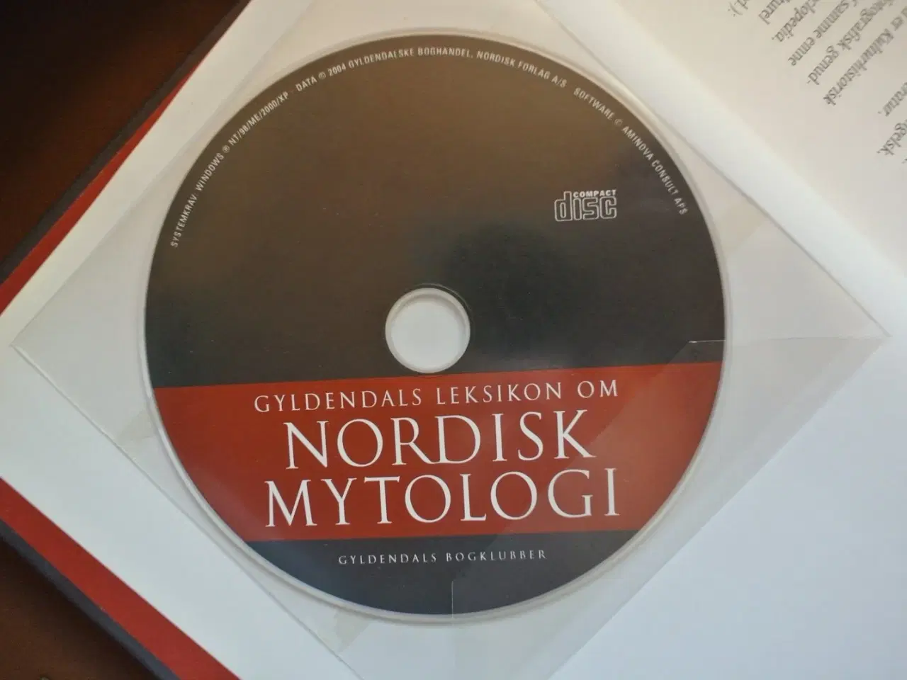 Billede 3 - gyldendals leksikon om nordisk mytologi vedlagt cd