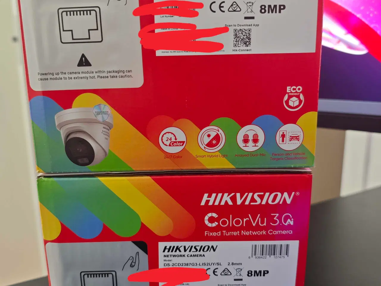 Billede 2 - Sælger 2 stk Hikvision G3 kameraer!