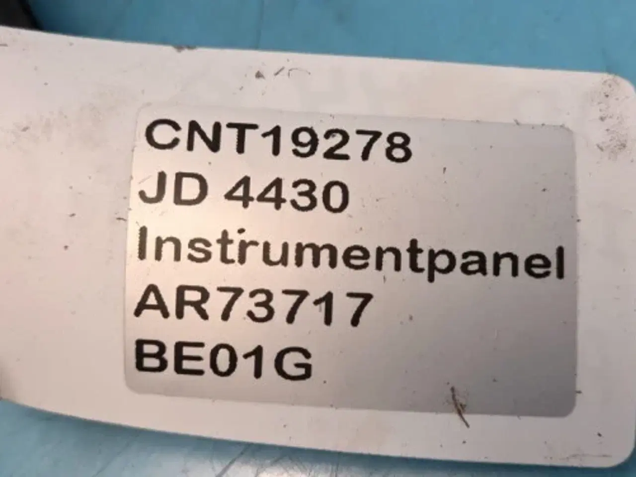 Billede 12 - John Deere 4430 Instrument Panel AR73717