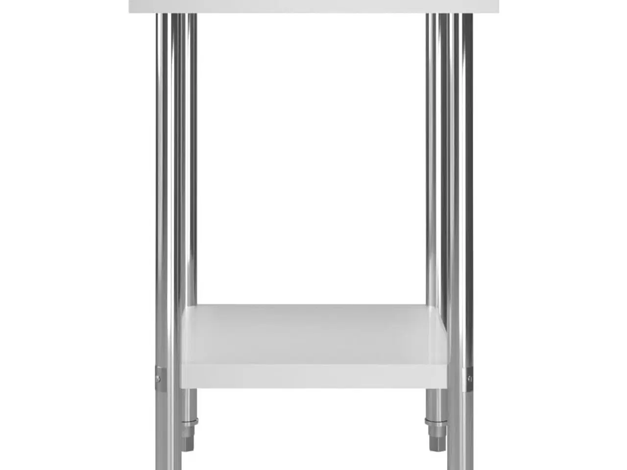 Billede 3 - Arbejdsbord til køkken m. stænkplade 60x60x93 cm rustfrit stål