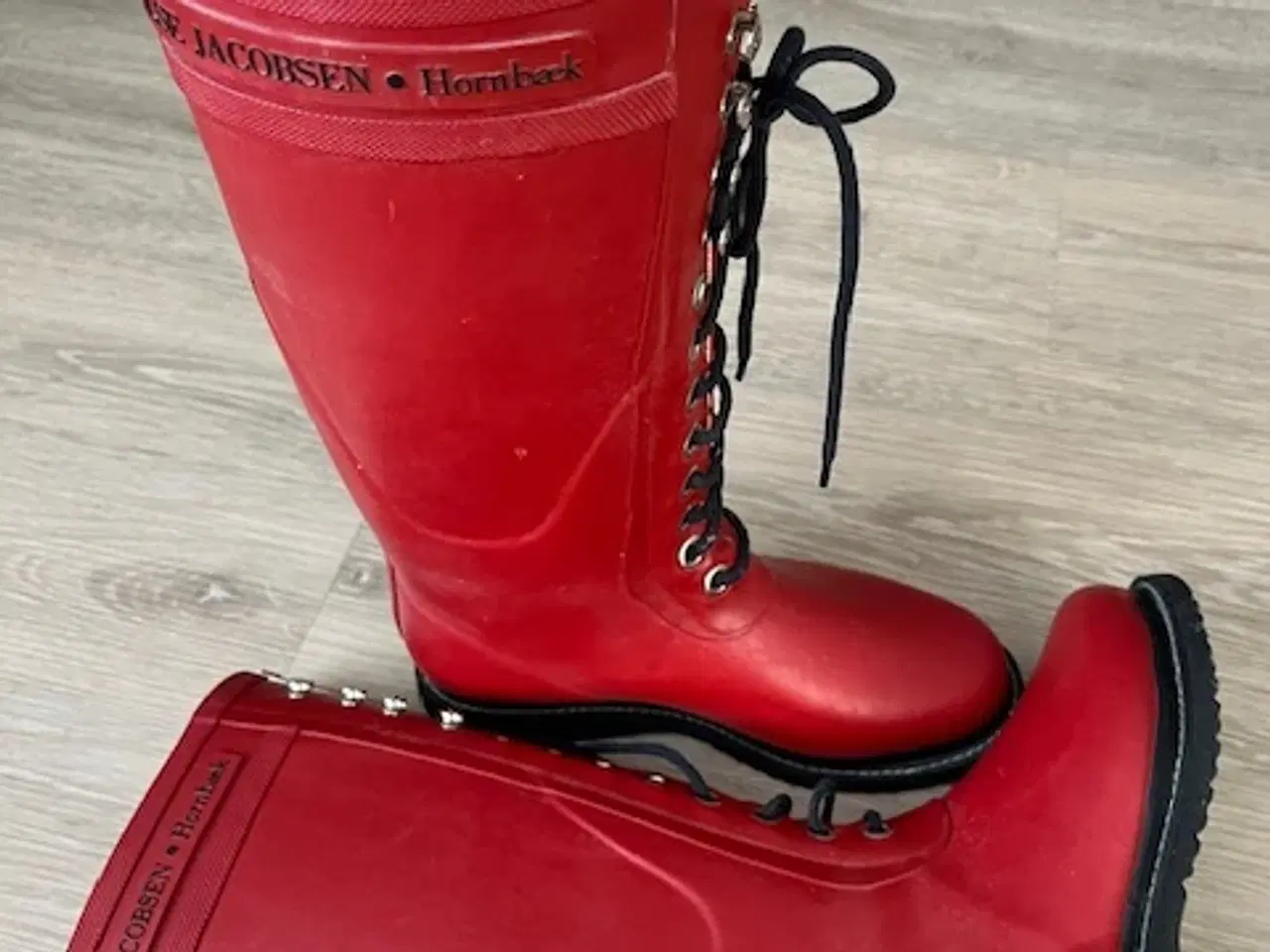 Billede 1 - Ubrugte Ilse Jacobsen forede gummistøvler