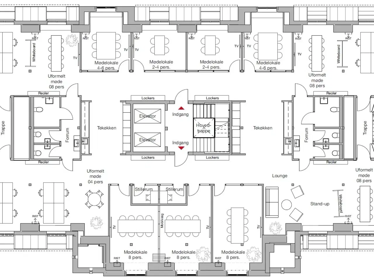Billede 25 - 2.130 kvm. kontor med kantine. fitness, skiltemulighed, Metro, S-tog, parkering m.m.