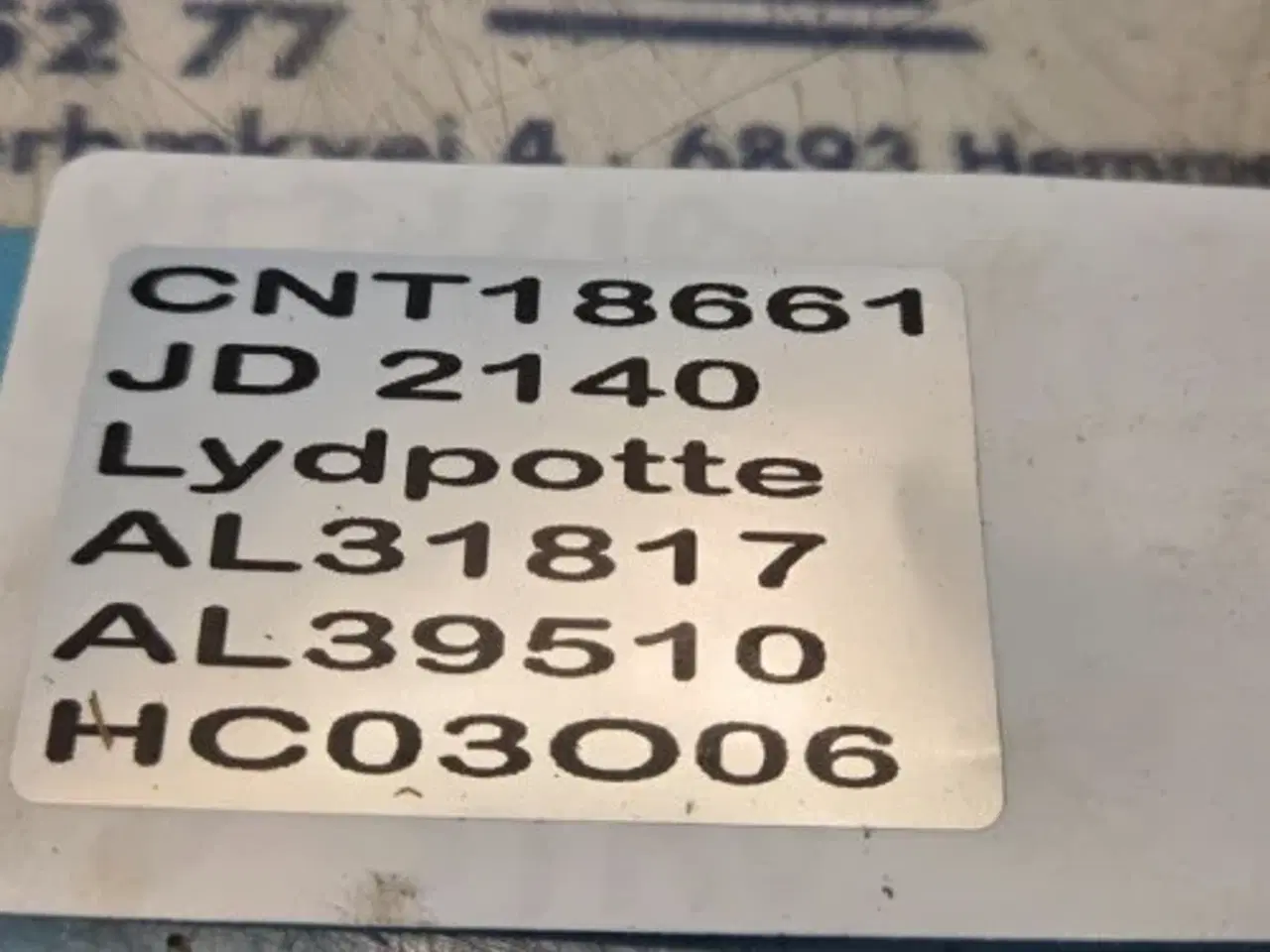 Billede 12 - John Deere 2140 Lydpotte AL31817