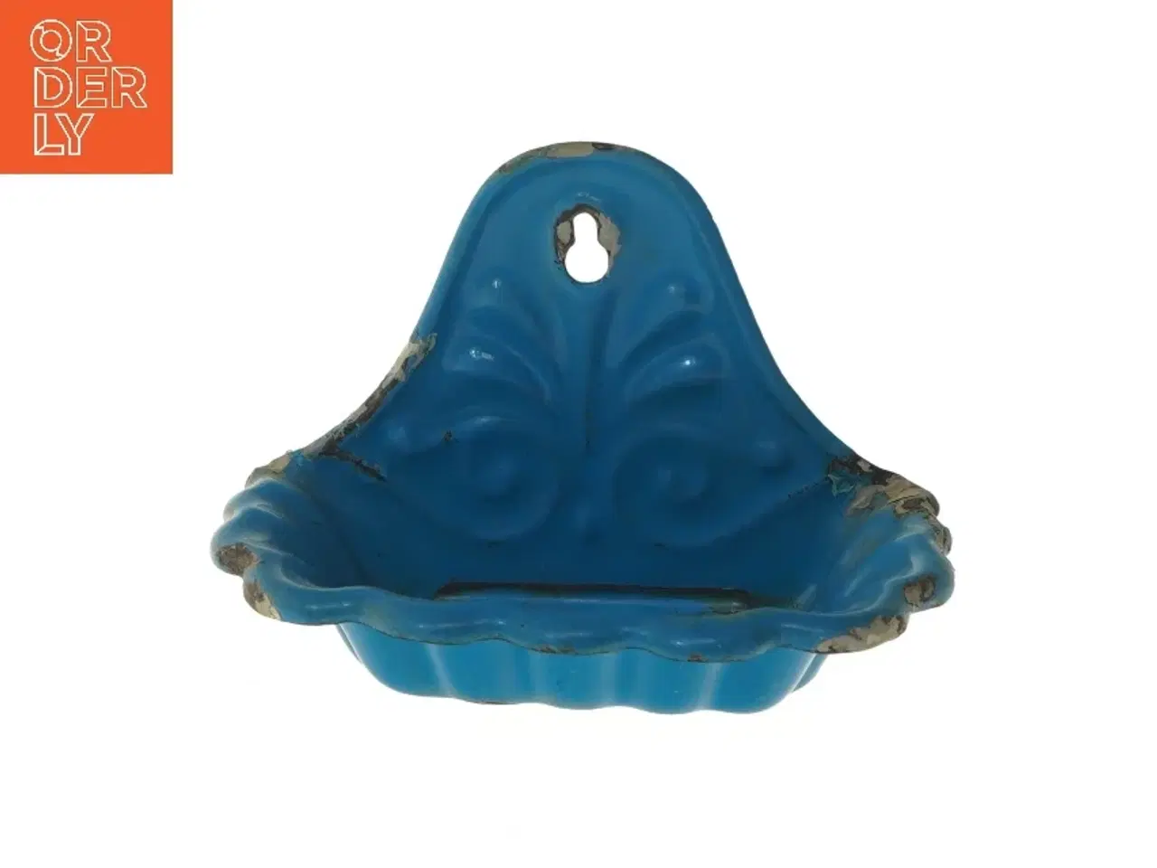 Billede 1 - Vintage blå sæbeskål (str. 15,5x9x11 cm)