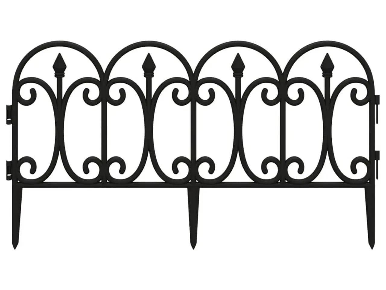 Billede 4 - Græskanter 17 stk. 10 m PP sort