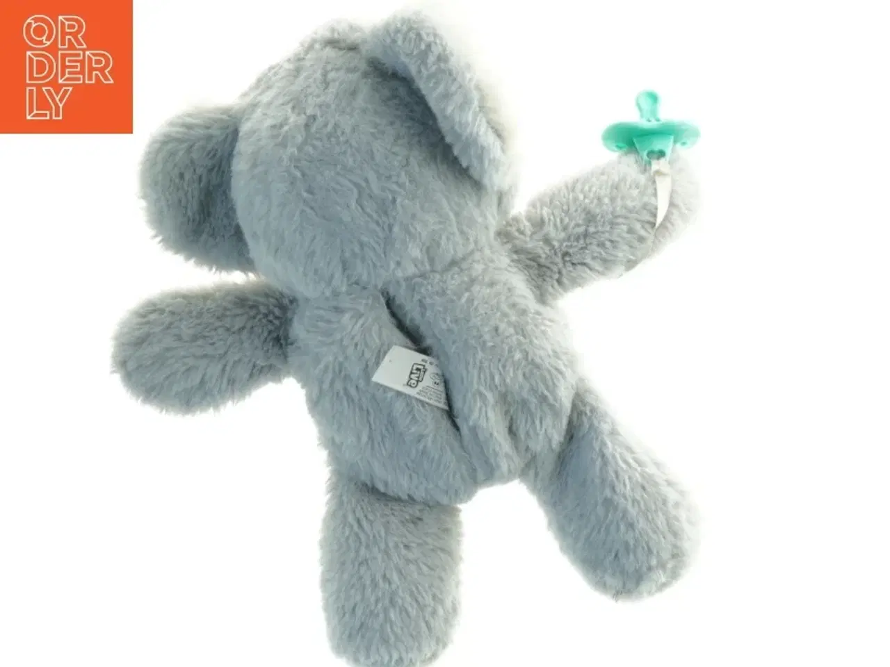Billede 4 - Blå bamse med sut (str. 23 x 17 cm)