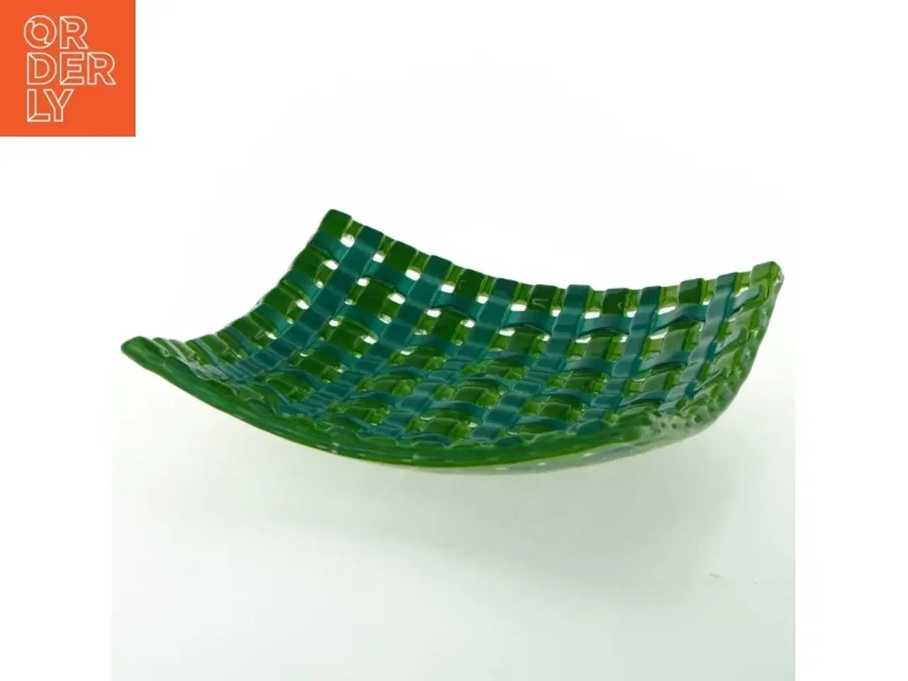 Billede 1 - Glasfad (str. 19x19 cm)