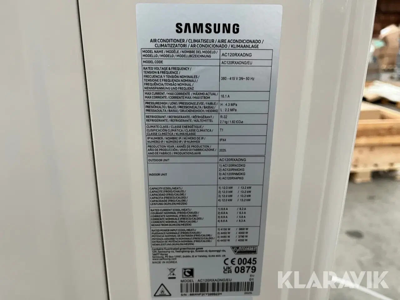Billede 5 - Udedel Samsung Deluxe AC120RXADNG - 1 styk