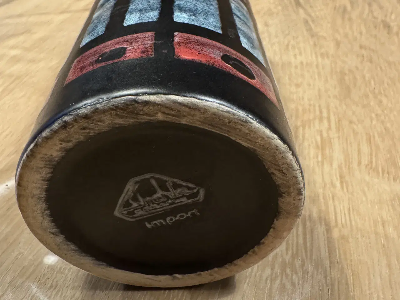 Billede 2 - Antik vase i blå nuancer