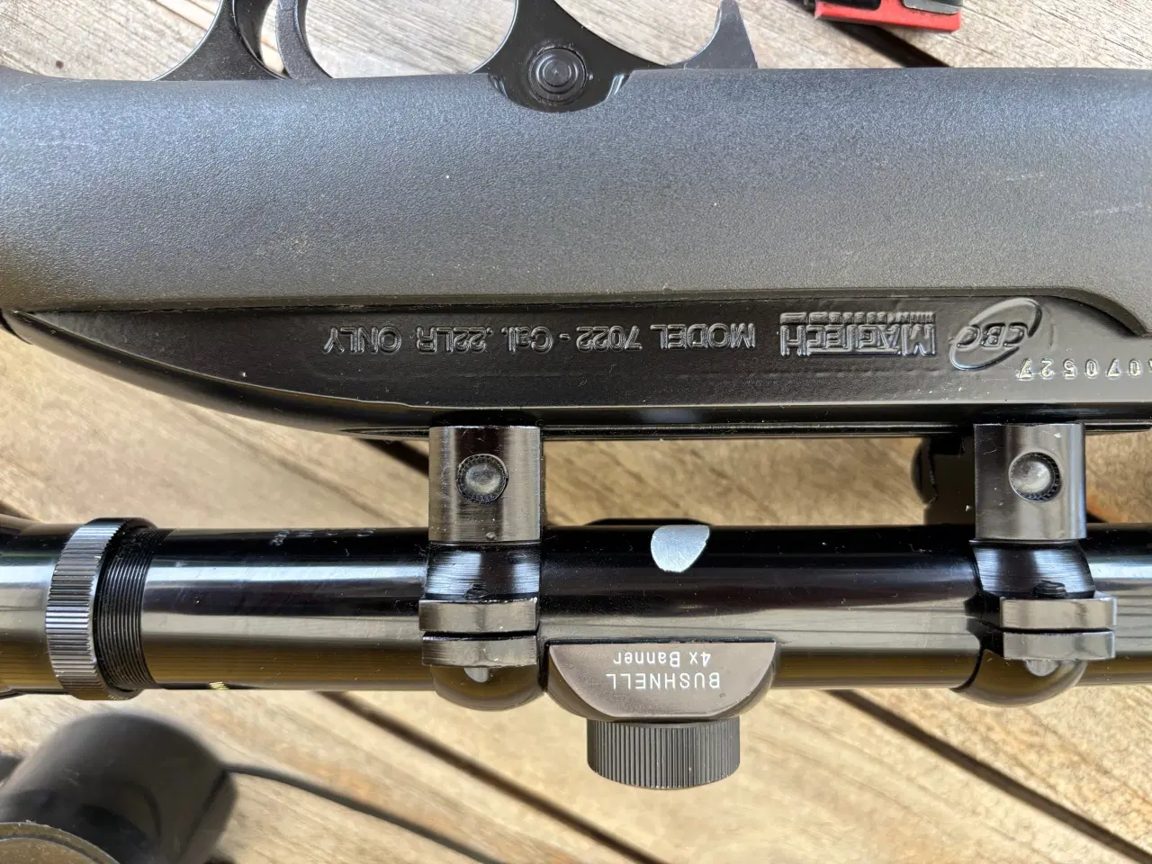 Billede 7 - Salonriffel, halvautomatisk kal. 22 m/Bushnell 4X