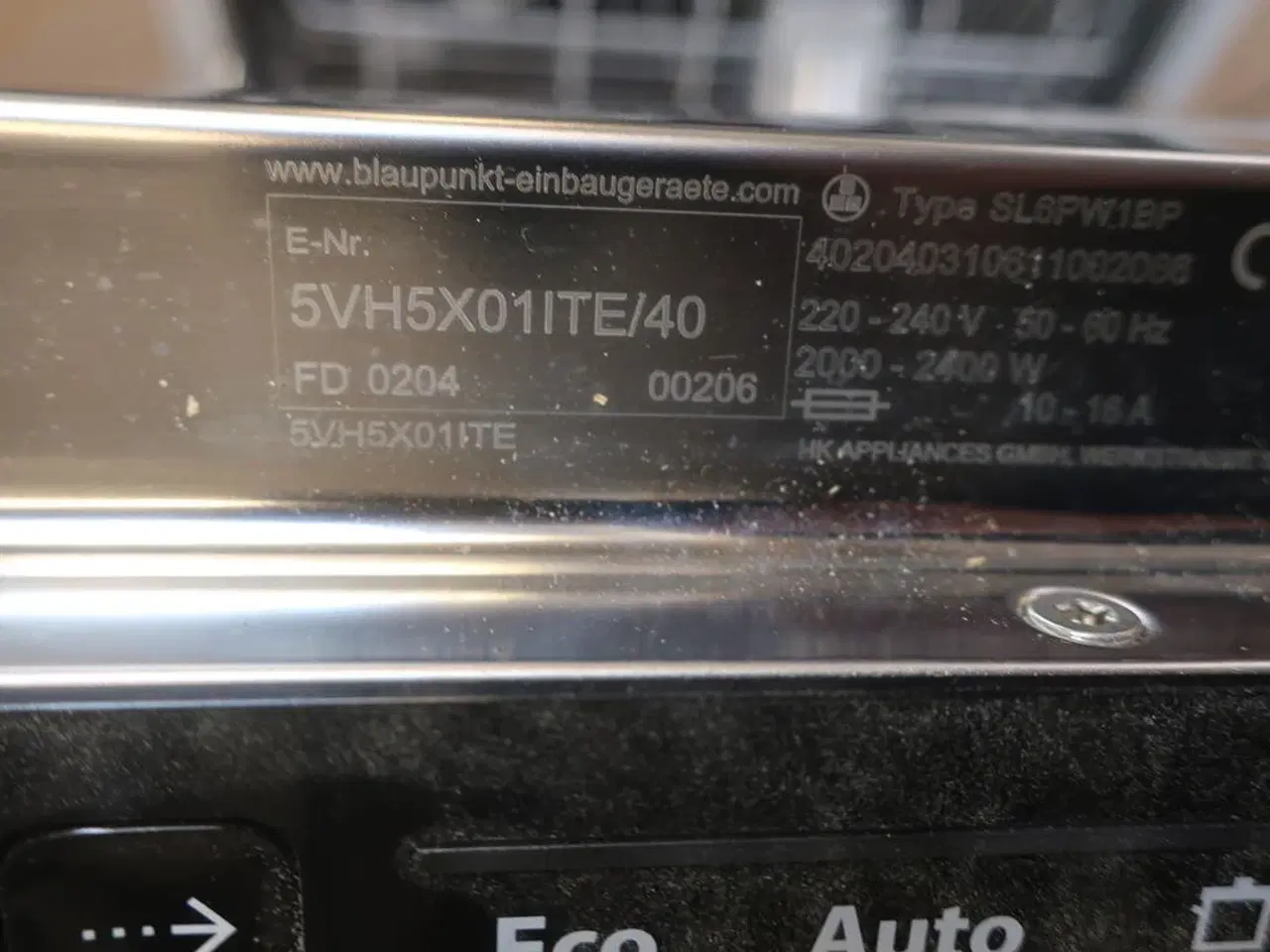 Billede 5 - Integreret opvaskemaskine BLAUPUNKT 5VH5X01ITE/40