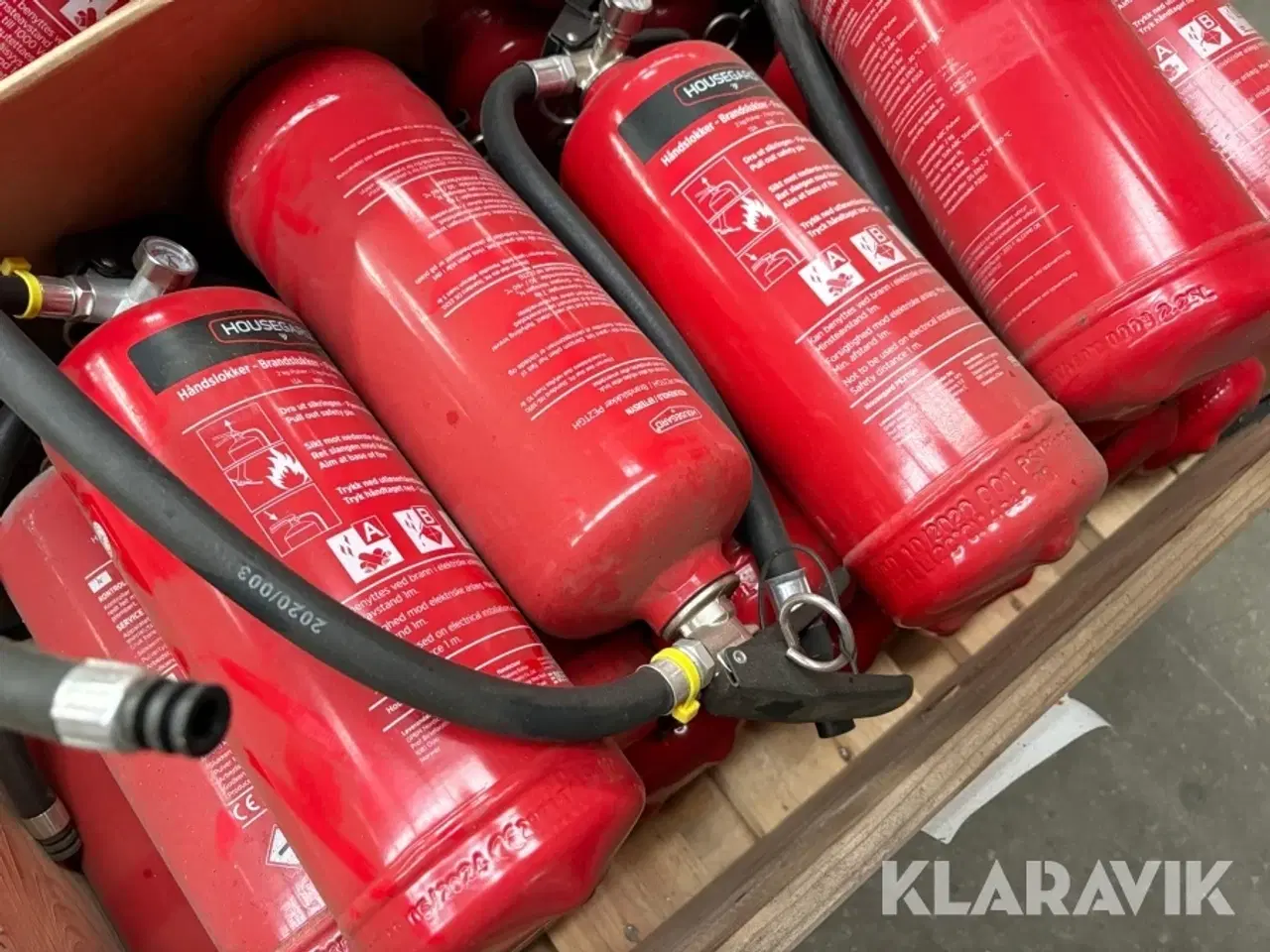 Billede 10 - Brandslukkere / Pulverslukkere Housegard 2 kg. - 13A 89B C, cirka 40 styks