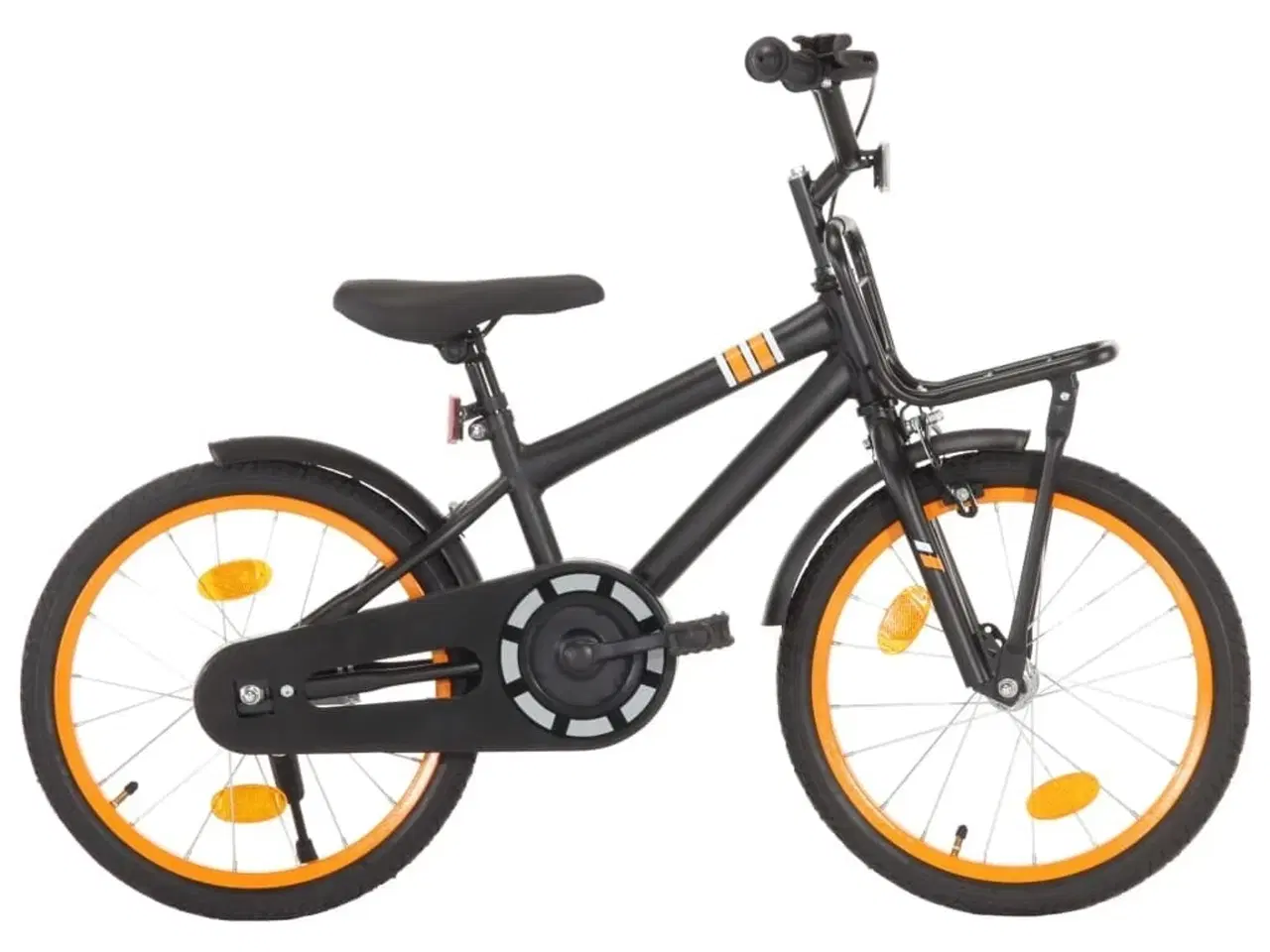 Billede 2 - Børnecykel med frontlad 18 tommer sort og orange