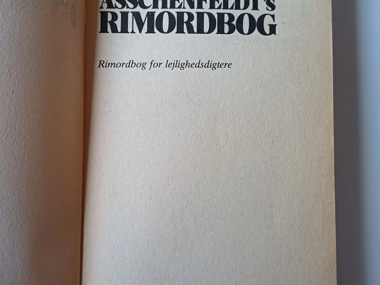 Billede 2 - Rimordbog af Henning Kragh Pedersen