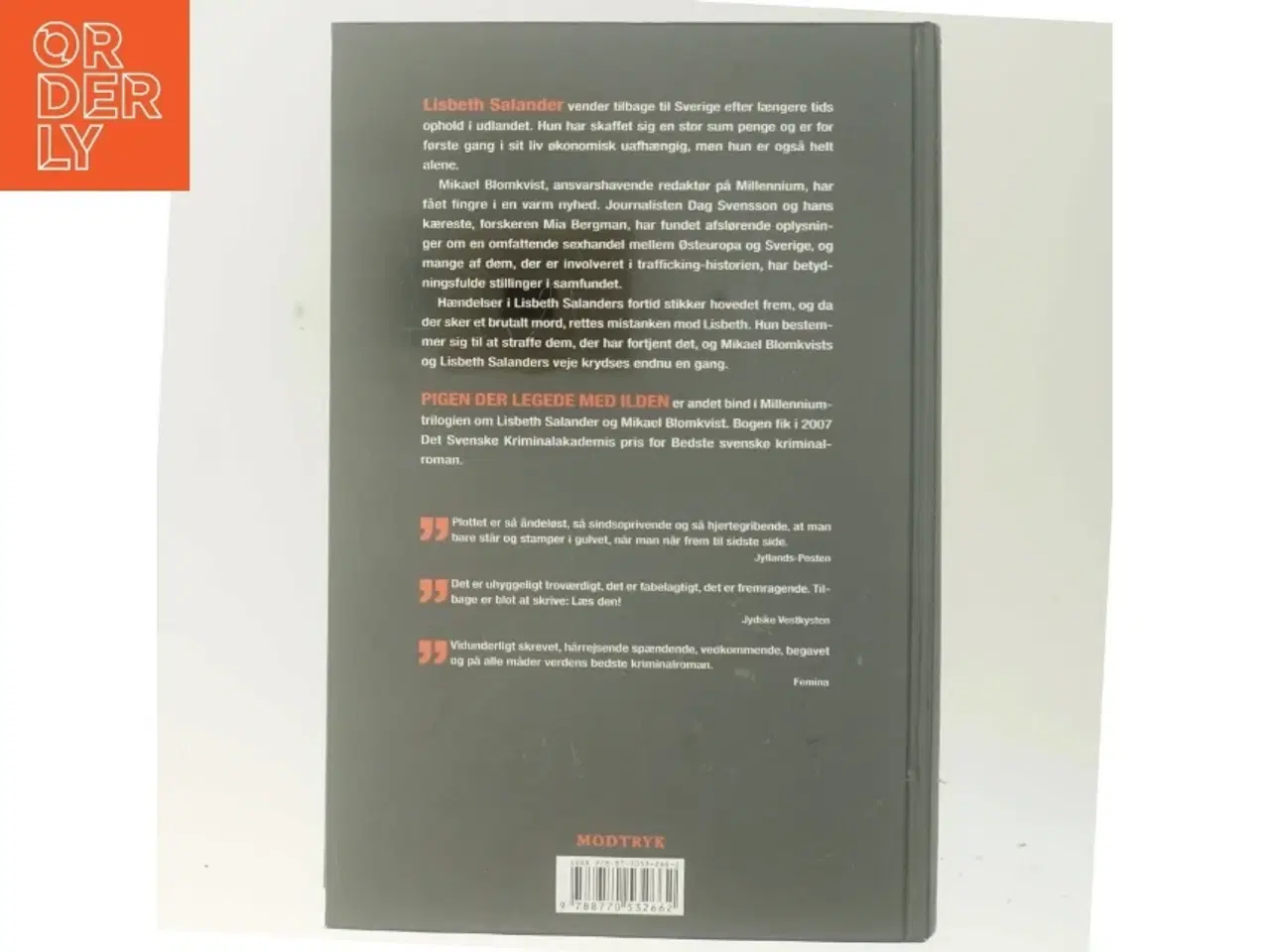 Billede 3 - Pigen der legede med ilden af Stieg Larsson (Bog)