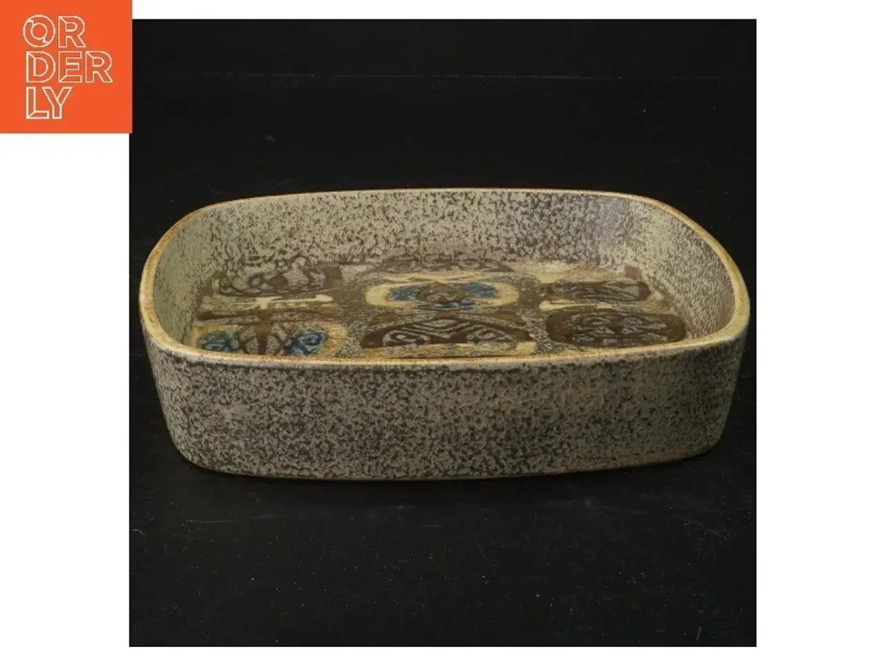 Billede 3 - Keramisk fad fra Aluminia (str. 15 x 15 cm)