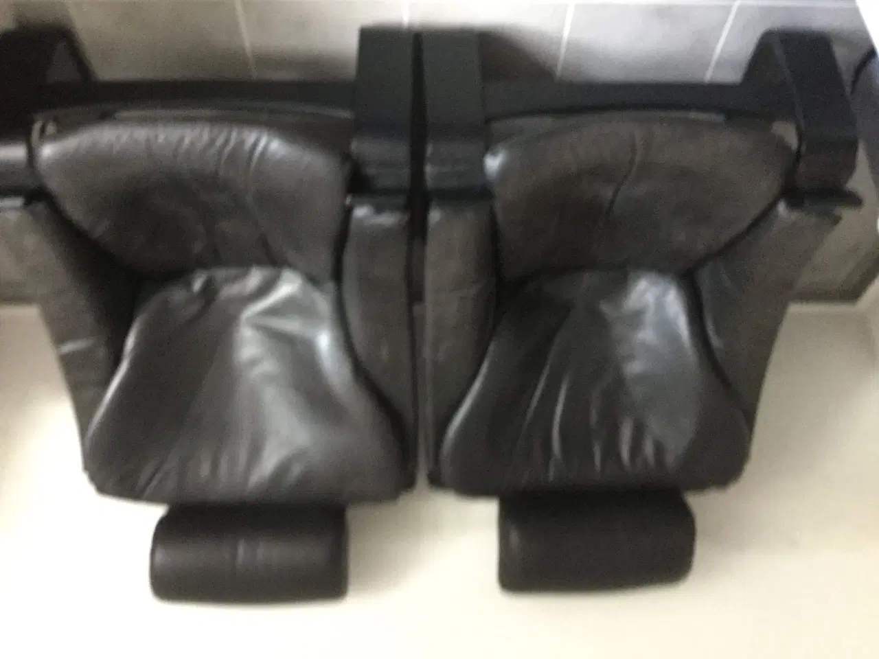 Billede 1 - Sorte læder lænestole