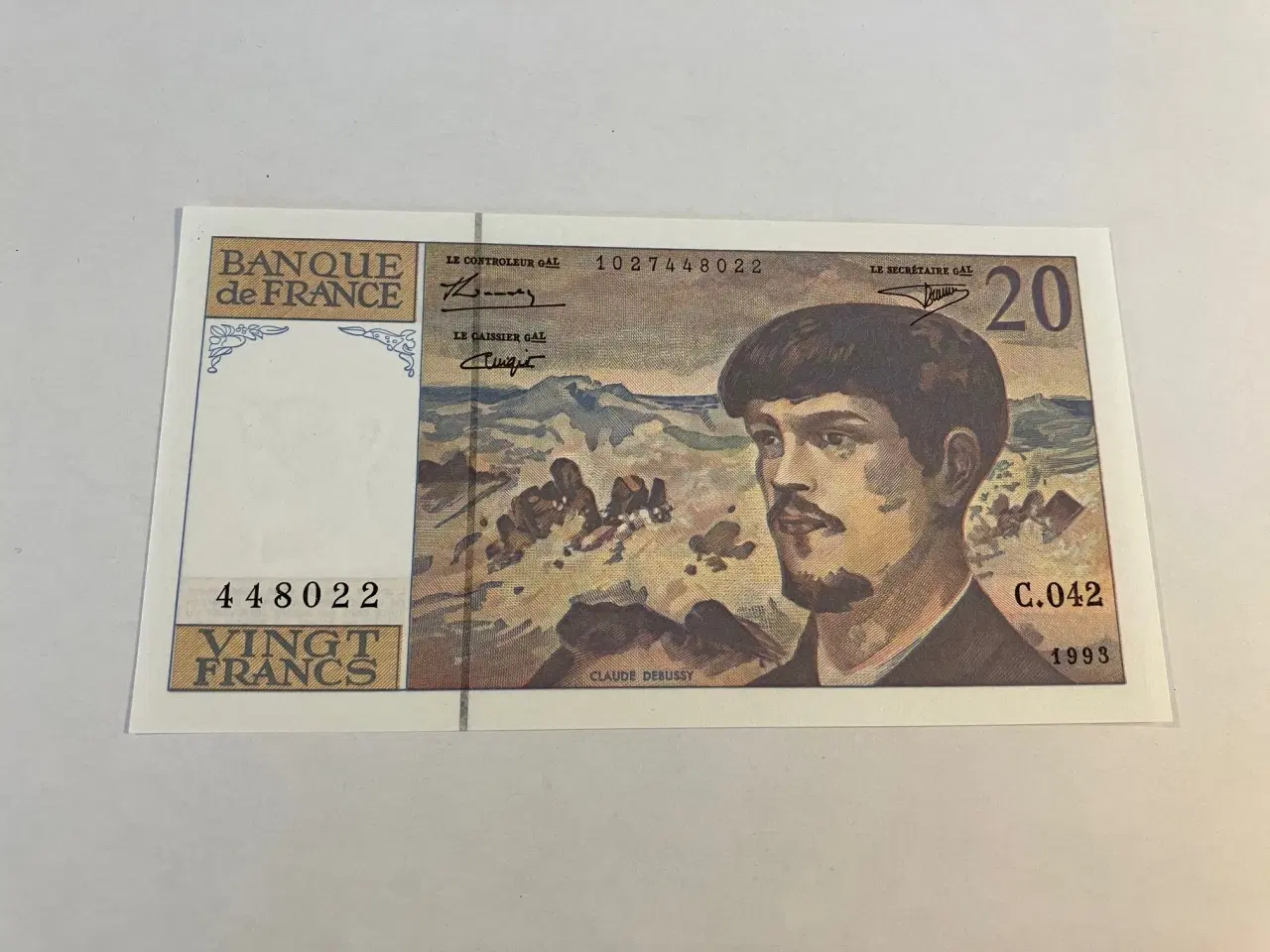 Billede 1 - 20 Francs France 1993