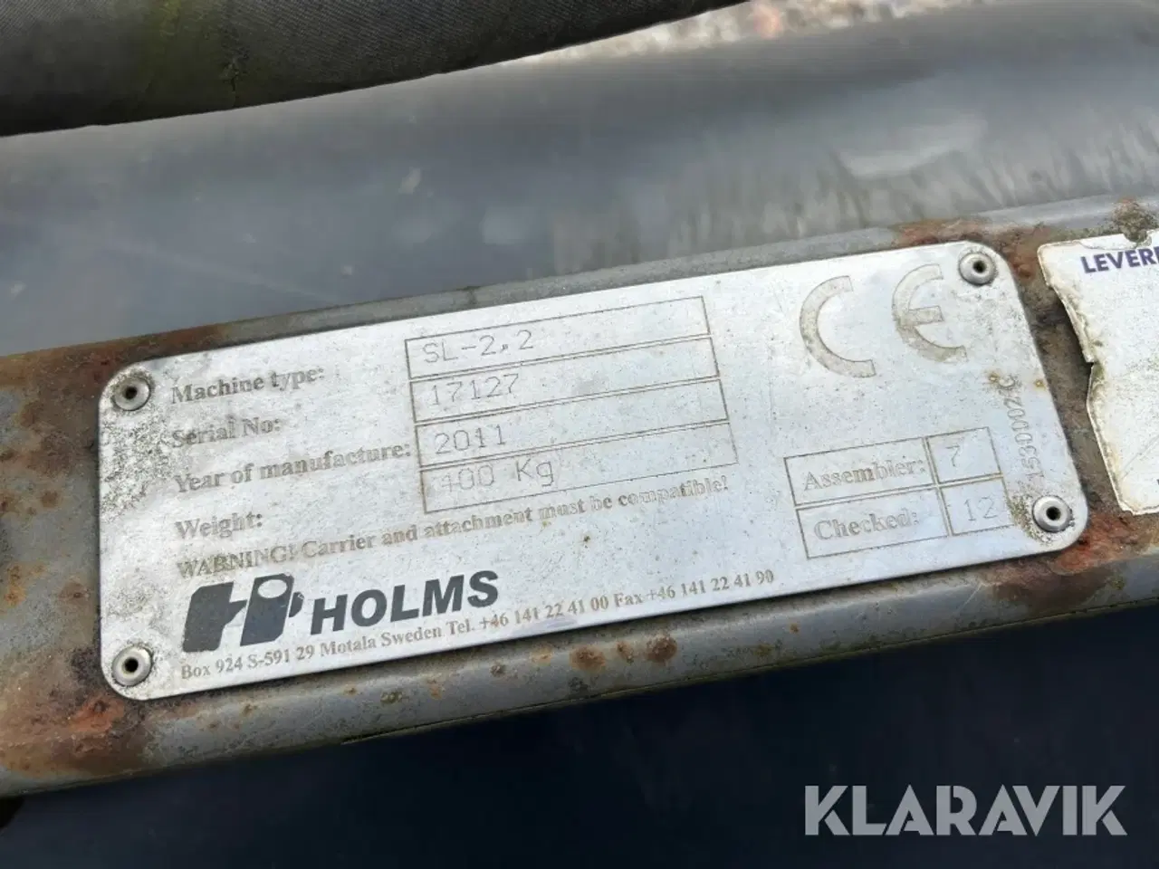 Billede 7 - Hydraulisk kost Holms SL-2-2