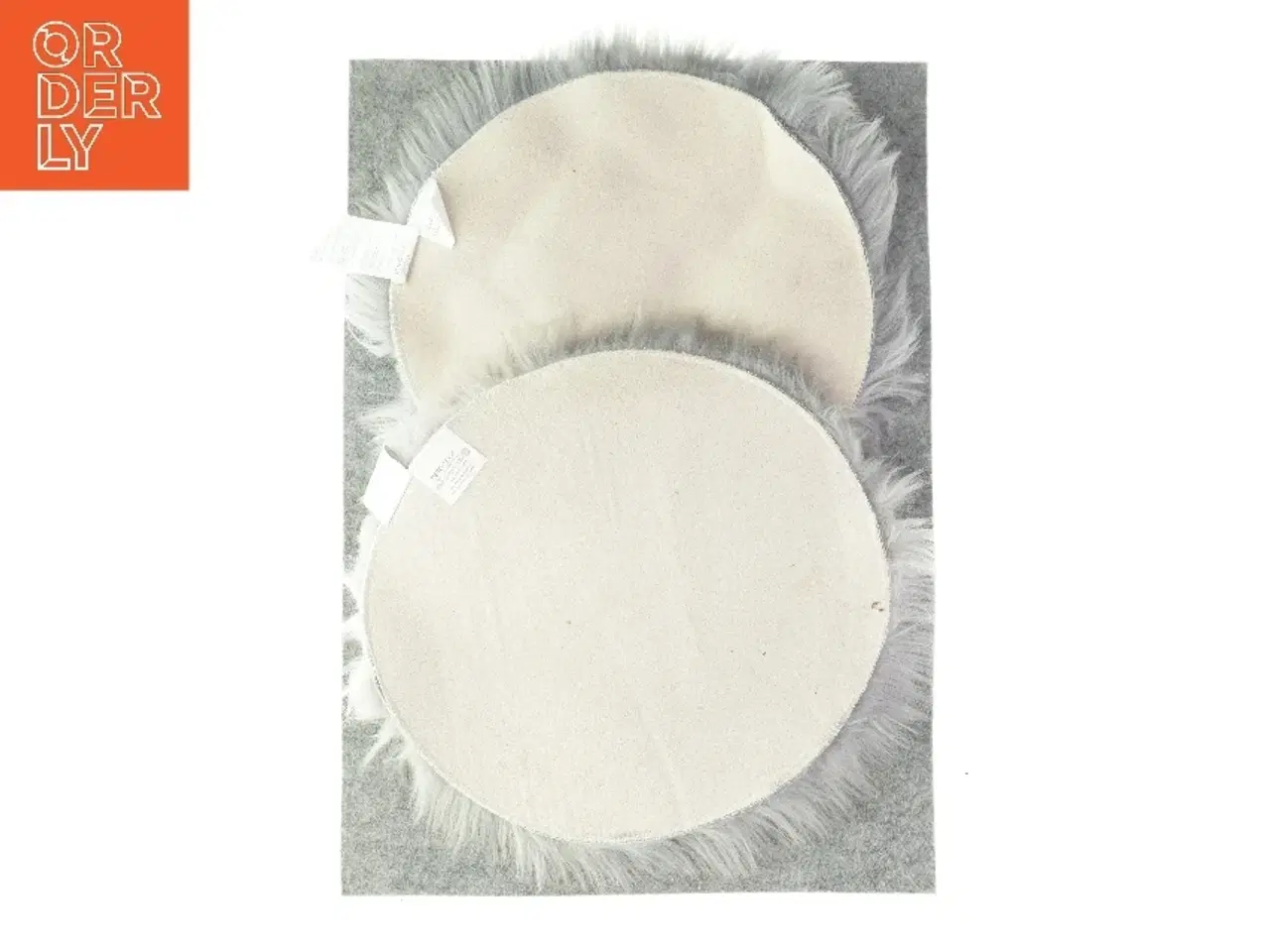 Billede 2 - Pelshønner (2 stk.) fra Oeko-Tex (str. Ø: 34cm)