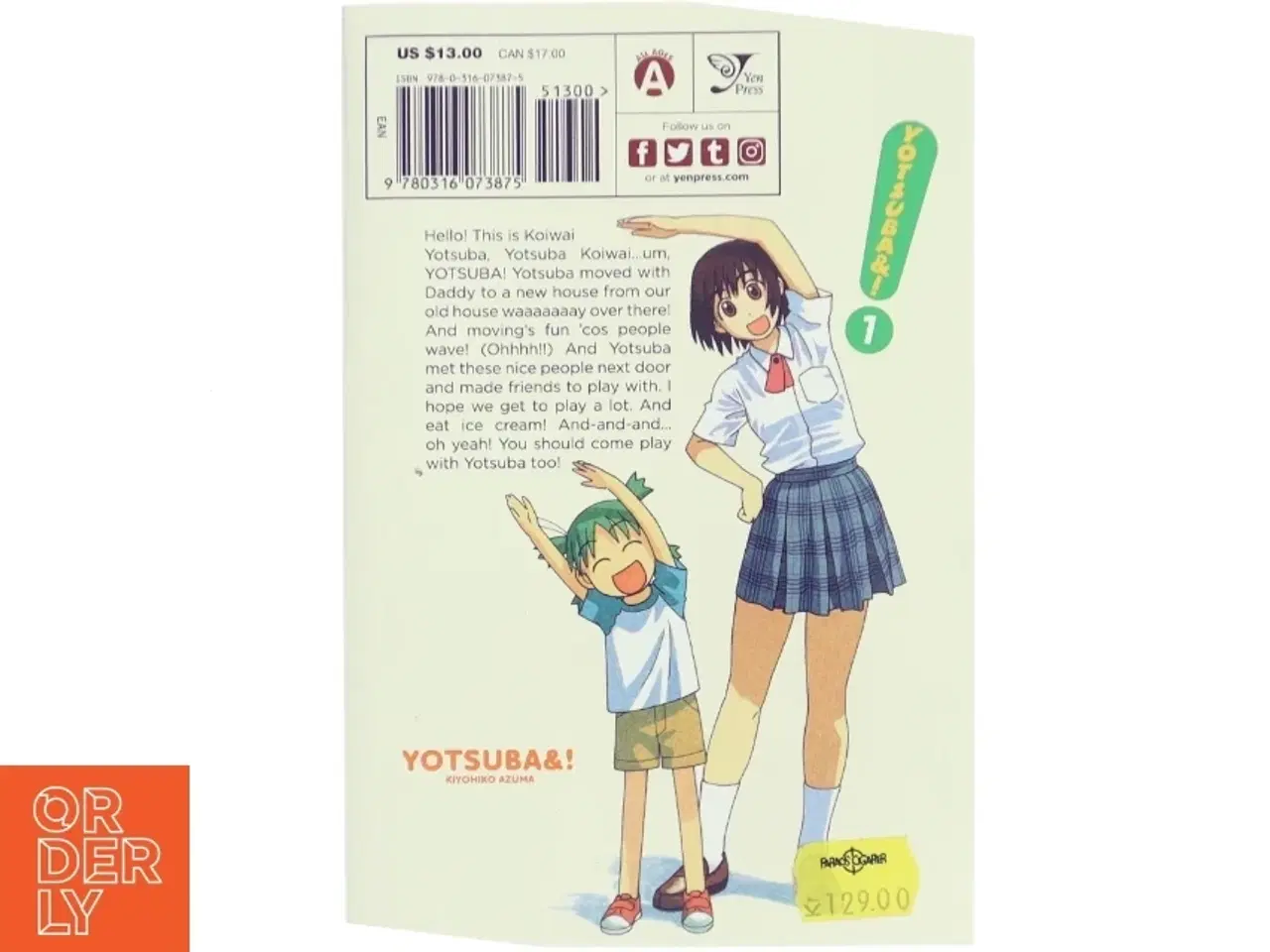 Billede 2 - Yotsuba&! Manga, Bind 1 fra Kiyohiko Azuma